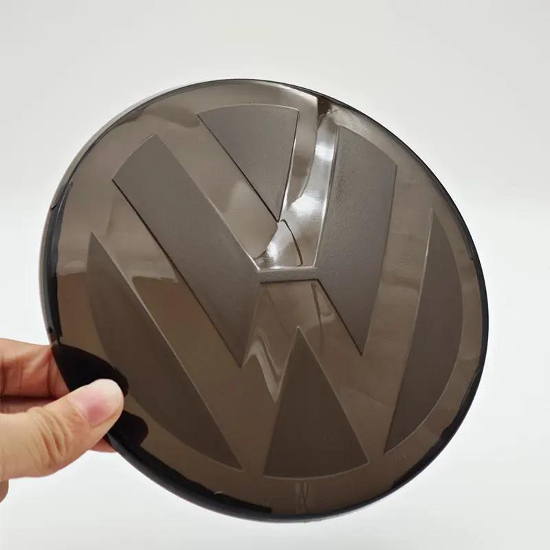 CJOZW1 For VW Volkswagen Jetta MK5 Golf 3D ABS Mirror Black Emblem Car Front Grill Rear Trunk Badge For Volkswagen VW Golf Pas Sat Polo