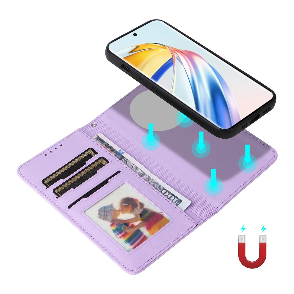 For Honor X50 5G/X9b 5G/Magic6 Lite 5G/X50 GT 5G Magnetic Case BETOPNICE Detachable PU Leather Phone Cover with Strap