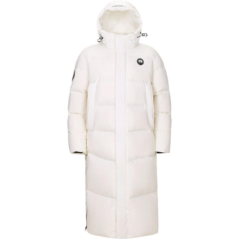 CAMEL Unisex 3-Proof Thickened Long Goose Down Jacket A34CF0L9629 M