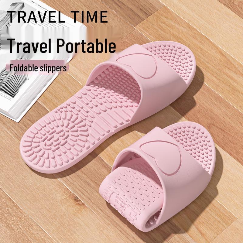 Portable Folding Summer Slippers: Soft Sole for Travel, Business Trips, Hotel & Home - Unisex