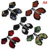 5/6/10pc Flying in the Book Fairy Rubber Band Powered Wind Up Great Surprise Birthday Wedding Card Gift Butterfly Card Magic Toy