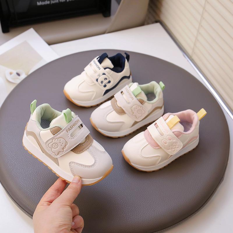 Baby Walking Shoes with Cute Rabbit Kids Sneakers Toes Capped Soft Bottom 2025 New Fashion Boys Girls Sports Shoes Size 16-30
