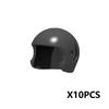 Military Building Blocks Accessories Soldier Figures Soviet Helmets Guard Hat Navy Pirate Firefighter Army Hats Mini Bricks Toys