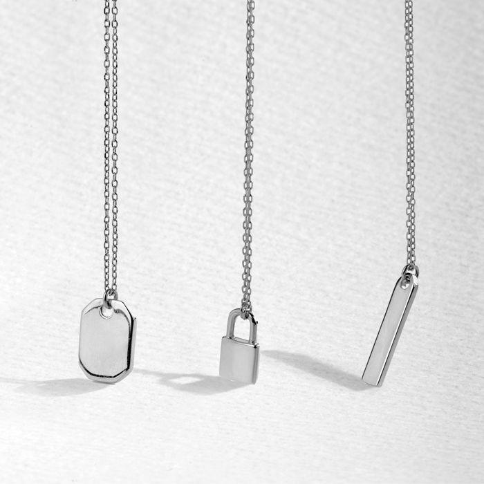Collier - Imlor - Argent 925 - Multicolore - Taille unique - Rhodié