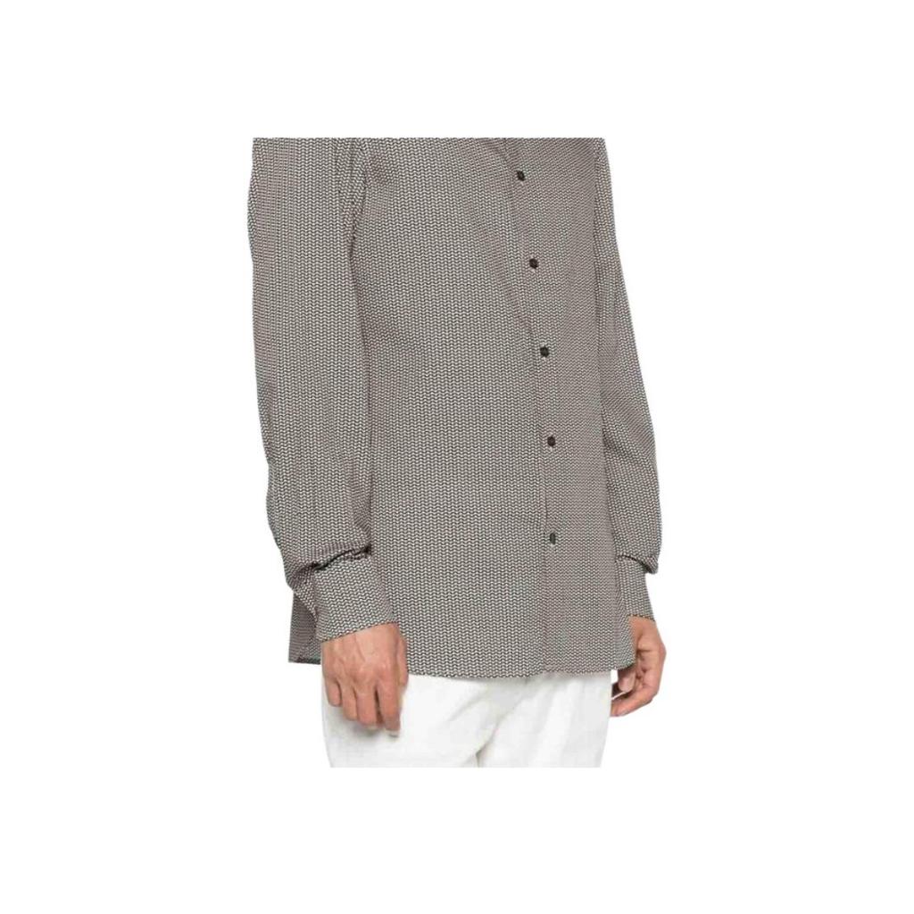Emporio Armani Jacquard Single-Breasted Long Sleeve Shirt Men shirts 6R1C86-1NMVZ-F084
