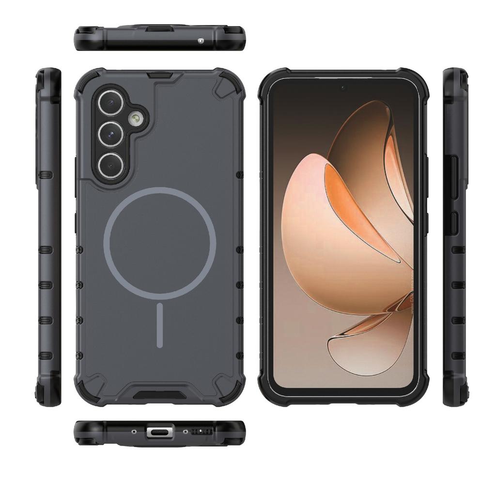 For Samsung Galaxy A54 5G Magnetic Case Heat Dissipation Shockproof TPU + PC Phone Back Cover