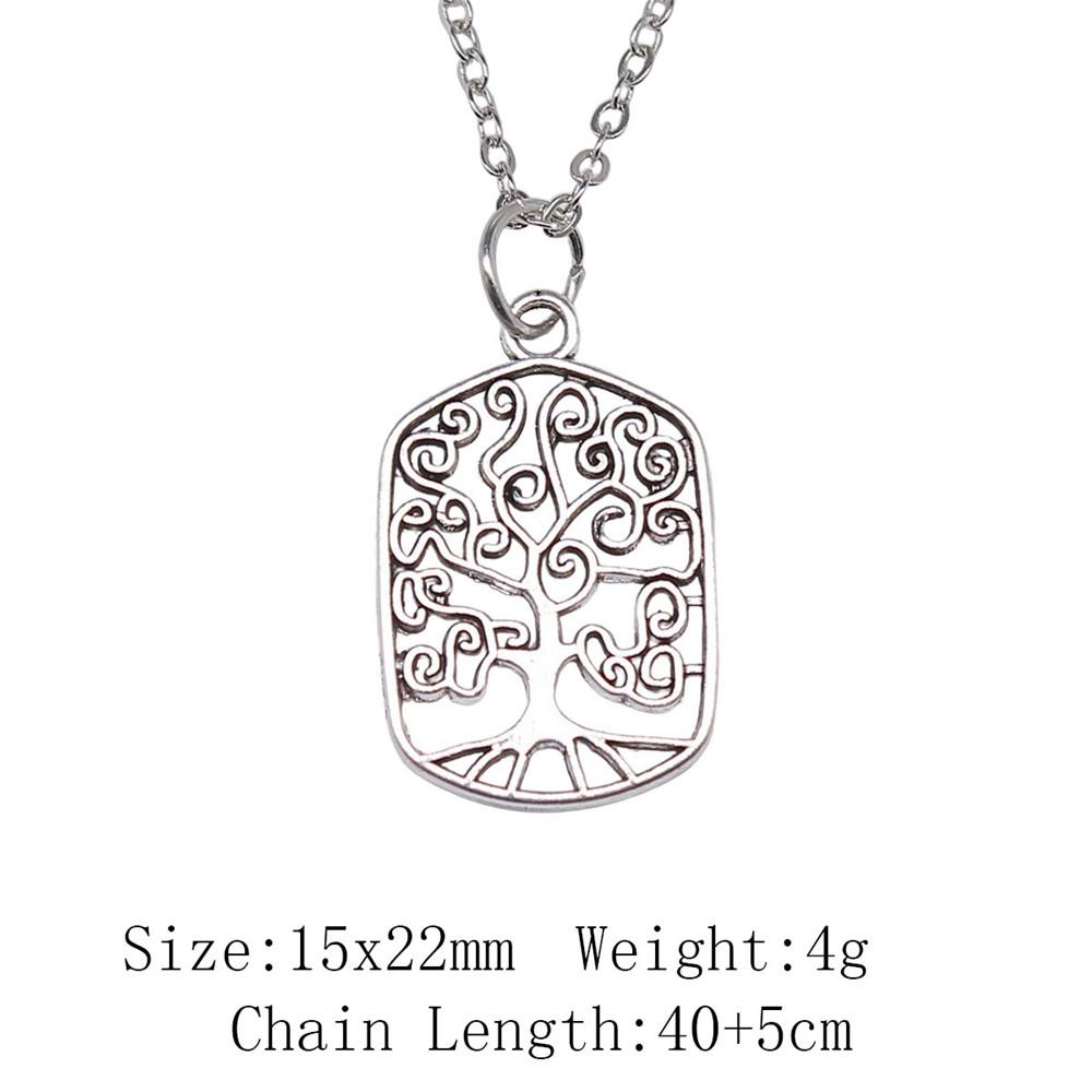 Father's Day On The Neck Plant Tree Of Life Chokers 40cm Short Chain Necklace Cheap Cute Stuff Man Necklace