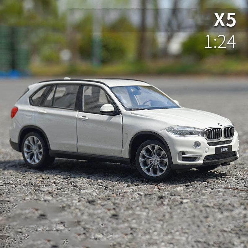 WELLY 1/24 BMW X5 SUV Off-Road Vehicle Alloy Scale Car Model Diecast Metal Static Collection Children Toy Car Vehicles Gifts