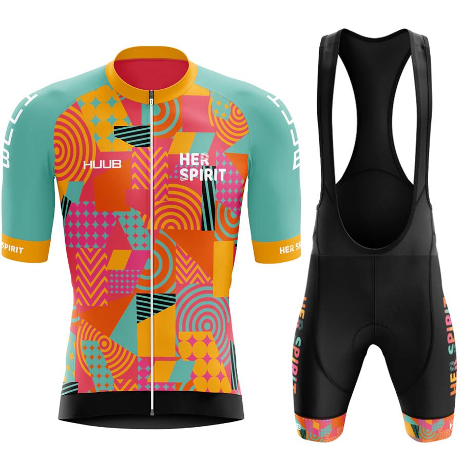 Wieler Jersey Set Rcc Huub Men's Cycling Clothing Summer Cycling Suit With Short Sleeves Ropa Ciclismo Hombre 2026 Summer Breathable Cycling Suit Set