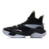 Li Ning Power 7 Cushioning Slip Resistant Abrasion Resistant High Top Basketball Shoes Men's Black White ABPQ041-2