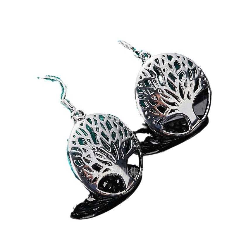 Silver Tree of Life Pendant Earrings for Women - West Lake Beauty Jewelry
