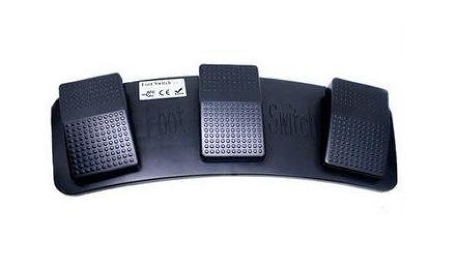 Shortcut Pedal Improves PC Work Efficiency with Foot Pedal Programming Shortcut Keys USB Foot Switch (Triple)