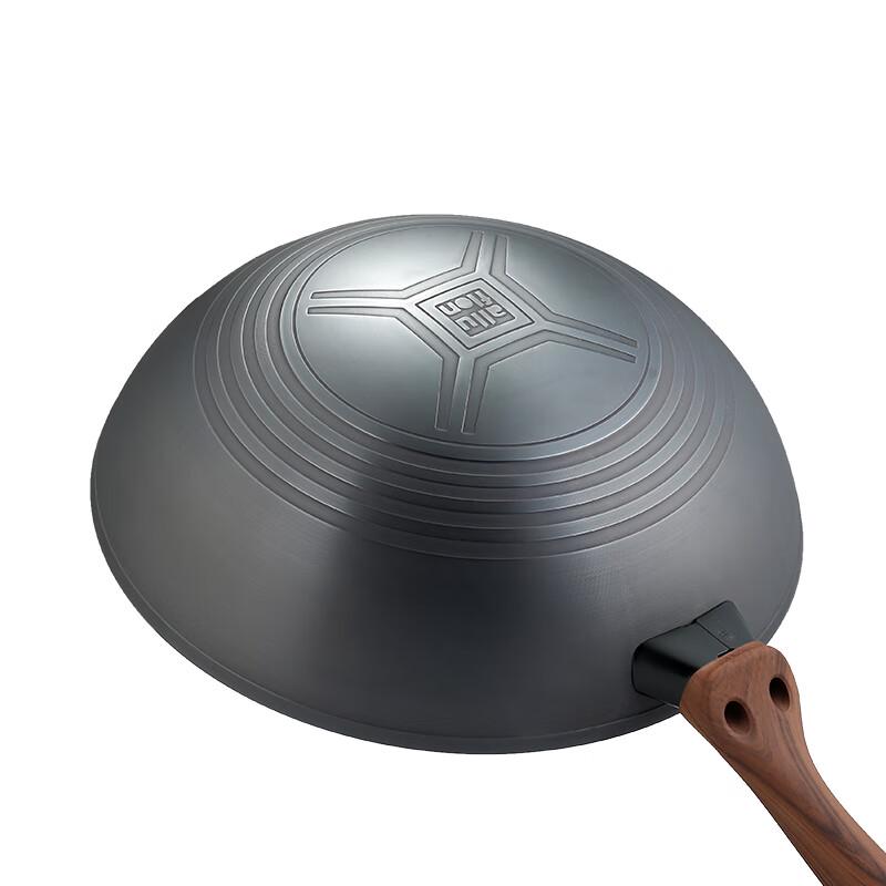 Alluflon Volcano Series 34cm Refined Iron Rust-Proof Wok