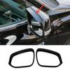 For Toyota RAV4 -2025 Bright Black Mirror Rain Eyebrow Cover Trim