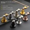 New Stainless Steel Magnetic Door Stopper Sticker Toilet Glass Hidden Door Holders Catch Floor Doorstop Door Hardware