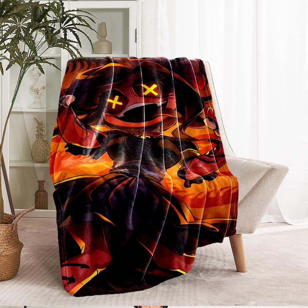 Murder Drones Theme Printed Blanket - Perfect for Couch, Bed, Travel & Outdoor Use | Machine Washable, Cozy & Durable.