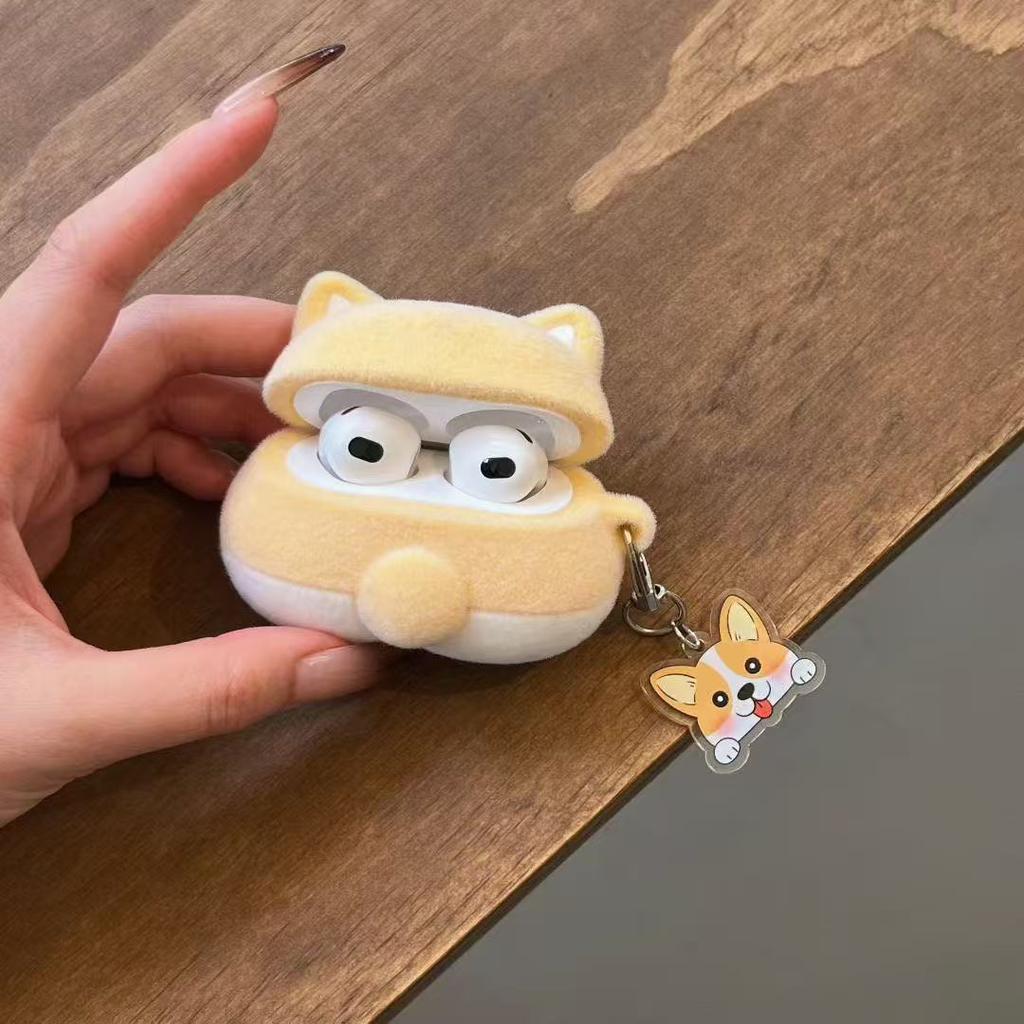 Cute corgi ass AirPods pro1 apple bluetooth headset case 1/1/1 generation cartoon case