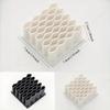Compact 32-Slot Flexible Ointment Organizer for Medicine and Makeup Storage