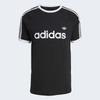 adidas 3 STripe Slim Ringer T shirT Kf0417