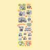 1/3 Sheets Korean Cute Graffiti Style Rabbit Cartoon Stickers Kawaii Animal Decals Hand Account Diary Scrapbook Sticker