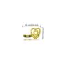 Two-Tone Heart Hollow-Out Zircon Gold Tooth – Hip-Hop Street Style Jewelry