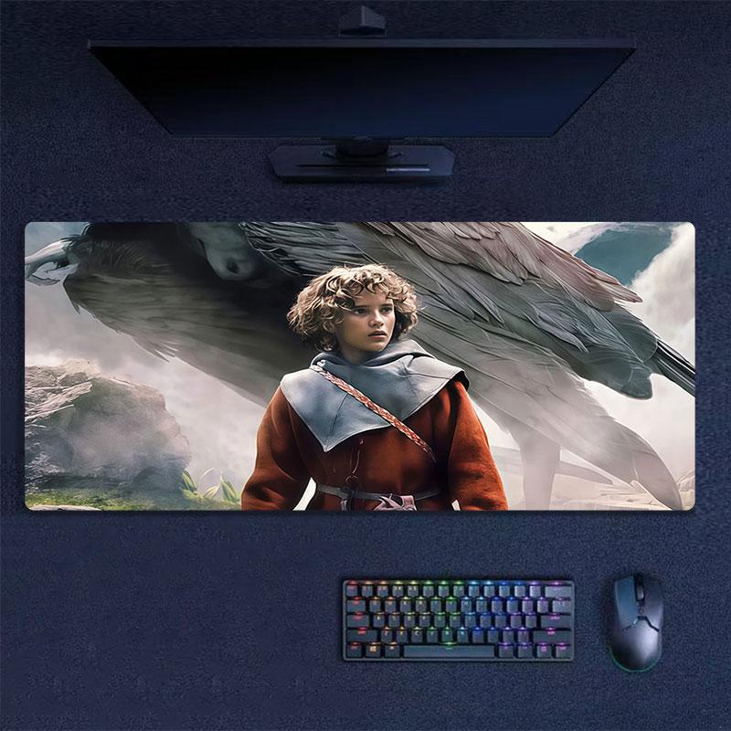 Ronja Mouse Pad, Large Gaming Desk Mat, Non-slip XXL Mousepad for Laptop & Tablet, Mini PC Playmat with Stitched Edges