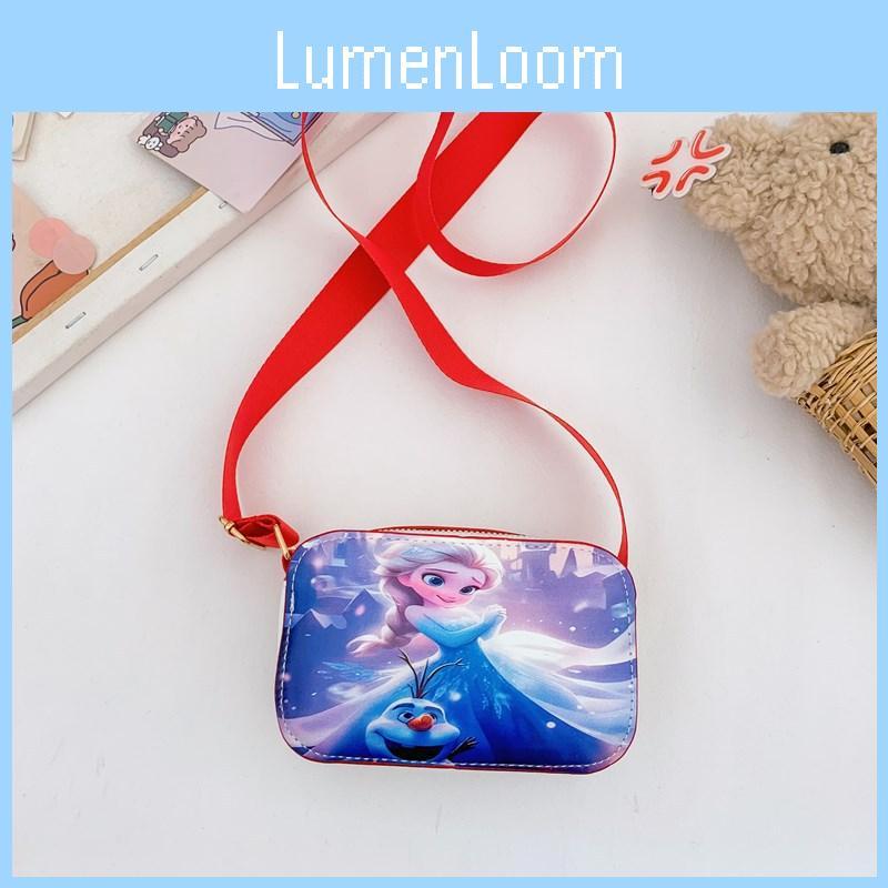 Pattern Cartoon Princess Fashionable Kids Small Crossbody Bag Daily Gifts Use