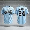 2026 Bruno Mars 24K Hooligans Baseballtrikot Herren Damen Unisex Kurzarm Hip Hop Streetwear Tops für Fans Familienpassend