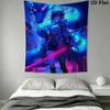 Cyberpunk Anime Pattern Home Decor Tapestry, Wall Hanging, Decorative RV Wall Cloth.NGT0928045