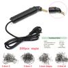 Car Bumper Repair Kit Hot Stapler Plastic Repair Plastic Kit Welding Machine & Smoothing Iron & 200pcs Stapler