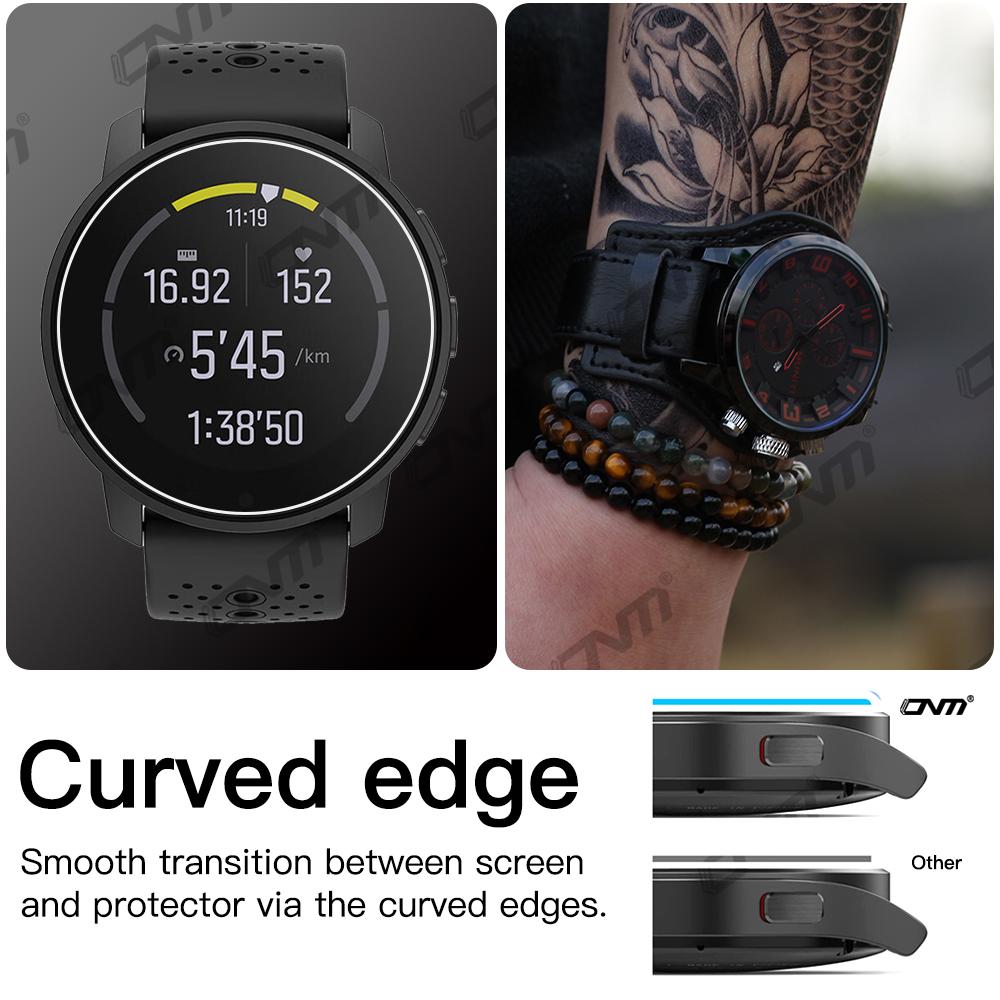 Case + Tempered Glass for Suunto 9 Peak / Pro 9H Premium Screen Protector & Bumper Protective Cover for Suunto 9 Peak Accessoroy