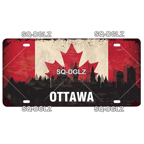 [SQ-DGLZ] Famous City License Plate Metal Sign Vintage Plaque Country Tin Sign Wall Decor Bar Decor Travel Poster