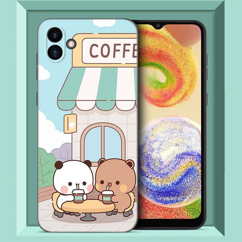 Cute BuBu DuDu Phone Case For Samsung Galaxy A01 A03 Core A04 E A02 A05 A10 A20 A21 A30 A50 S A6 A8 Plus A7 2018 Black Cover