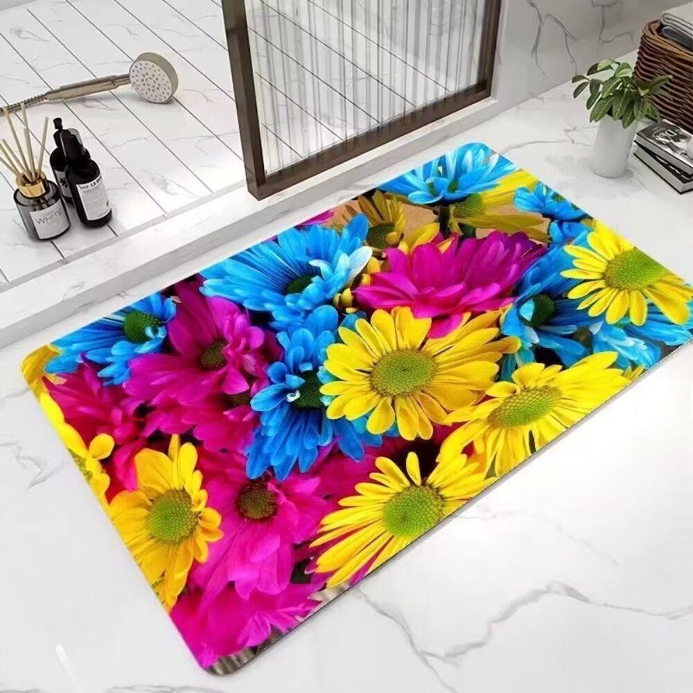 Kieselgur-Fußmatte Badezimmer saugfähige Matte Badezimmer Küche Eingangstür Haushalt schnelltrocknend rutschfest Matte kann zugeschnitten werden