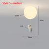 Modern Acrylic Spherical Cartoon Bear Resin Small Animal Bedroom Ceiling lamp Children's room Chandelier Corridor Ceiling Lamp