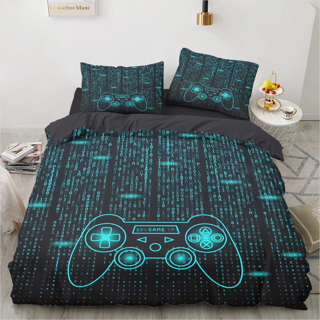 3D Printed Game Series Duvet Cover King Twin Queen Double Size Kit Pillowcase  New Wholesale Colorful Bedspread