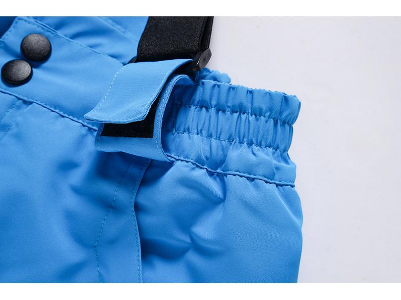 Unisex Winter Windproof Ski Bib Pants - Warm & Thickened for Outdoor Snowboarding