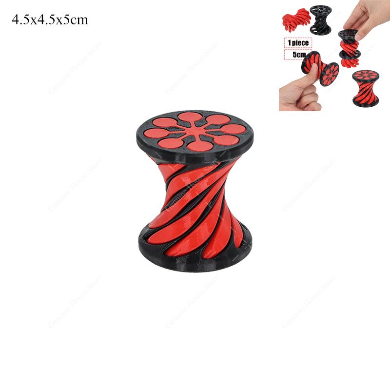 3D Printed Spiral Cone Impossible Pyramid Passthrough Fidget Toys Kids Sculpture Pass Through Vortex Thread Decompression Dolls