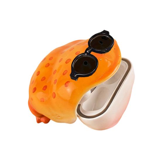 Protective Case for Air Pods Pro/Pro 2/Pro 3/Air Pods 4 Soft Anti-Scratch Drop Protection Ugly Frog Design Wireless Earphone Case