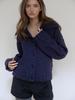 Asula Cozy Highneck Cardigan (Navy)