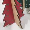 3 Pieces Mini Wooden Christmas Tree Decoration Tiny Christmas Tree Table Centerpieces Ornaments For Home Offices Fireplace