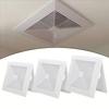 Square Air Diffuser ABS Ceiling Vent Hood Snap-in Panel Air Conditioner Ventilation Outlet White Ventilation Hood Ceiling Outlet