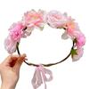 Multistyles Women Wedding Floral Headband Fashion Party Bride Garland  Wedding Baby Shower Decor