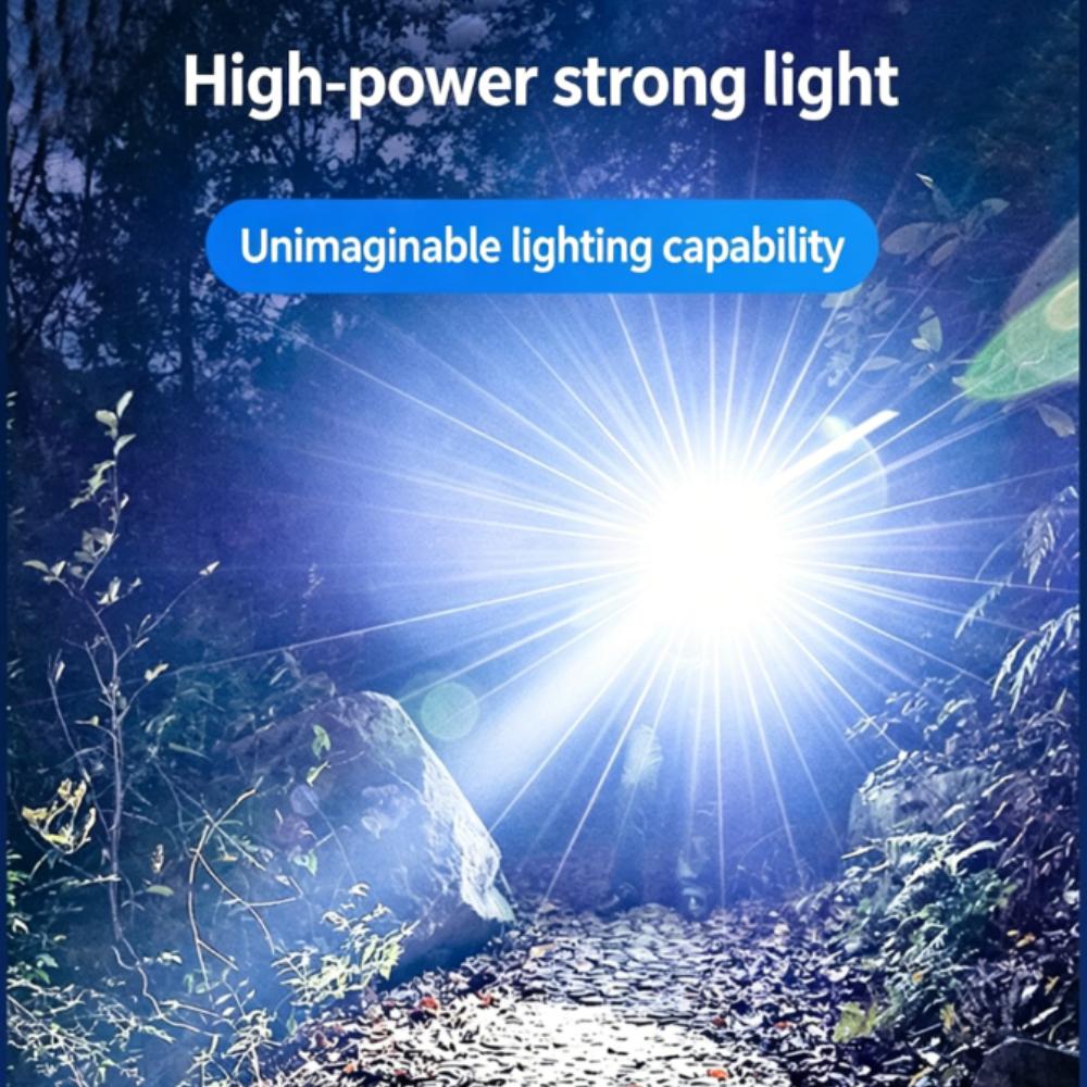 Strong Light Led Headlight Super Bright Zoom Head Mounted Flashlight USB Rechargeable Portable Camping Edc Torch Fishing Lantern