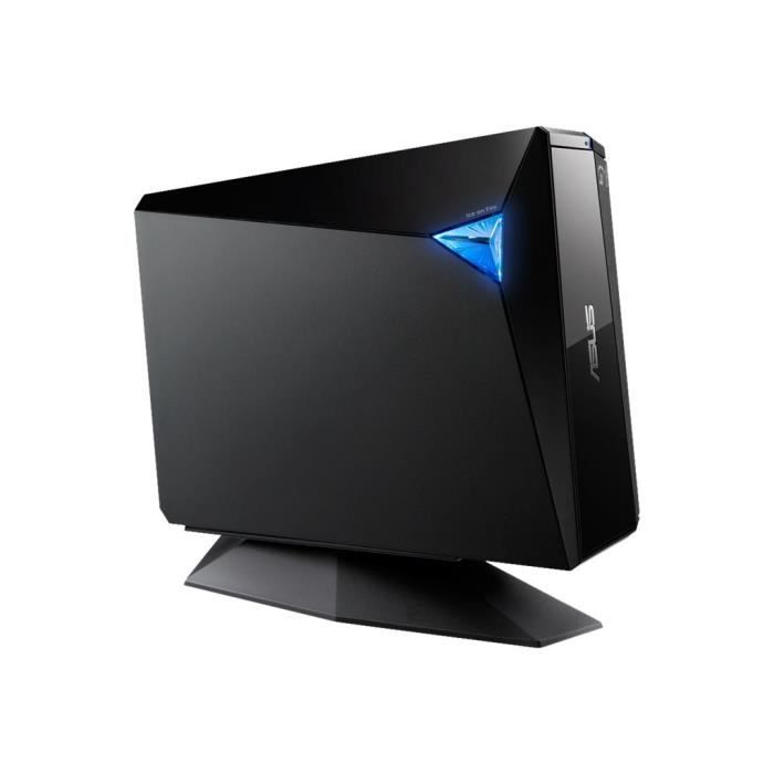 Lecteur de disque - ASUS - BW-16D1H-U PRO - BD-RE - 16x2x12x - USB 3.0 - Externe noir