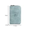 RFID Blocking Passport Holder Pu Leather Travel Wallet Passport Cover