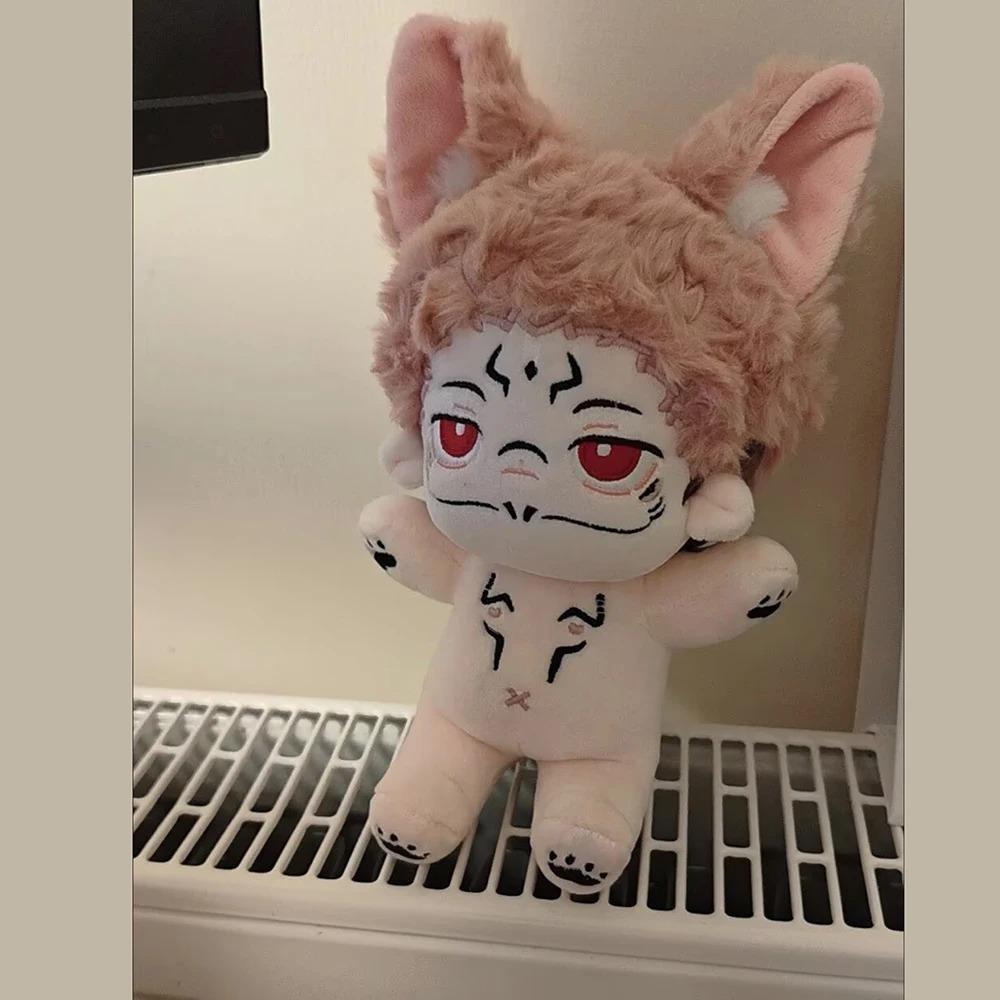 Anime Ryomen Sukuna Plush Toys Christmas Anime 20cm JJK Ryomen Sukuna Stuffed Doll Tail Birthday Gifts Toy Room Decoration