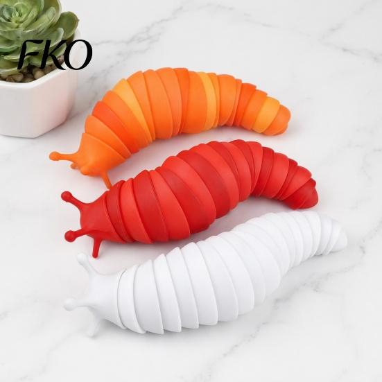 Colorful Macaron Decor Sensory Slug Fidget Toys, Mini Toys for Adults & Kids Party Favors, Rub And Twist Cute Autistic Children, Age 3+ Toddler Easter