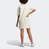 adidas Originals Trefoil Floral Jacquard Sport Relaxed Short Sleeve Dress Women Dress Off-White IP3755