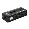 Professional 4 Port XLR Over Ethernet Converter For Noise Less Auditory Transmission Auditory Extender